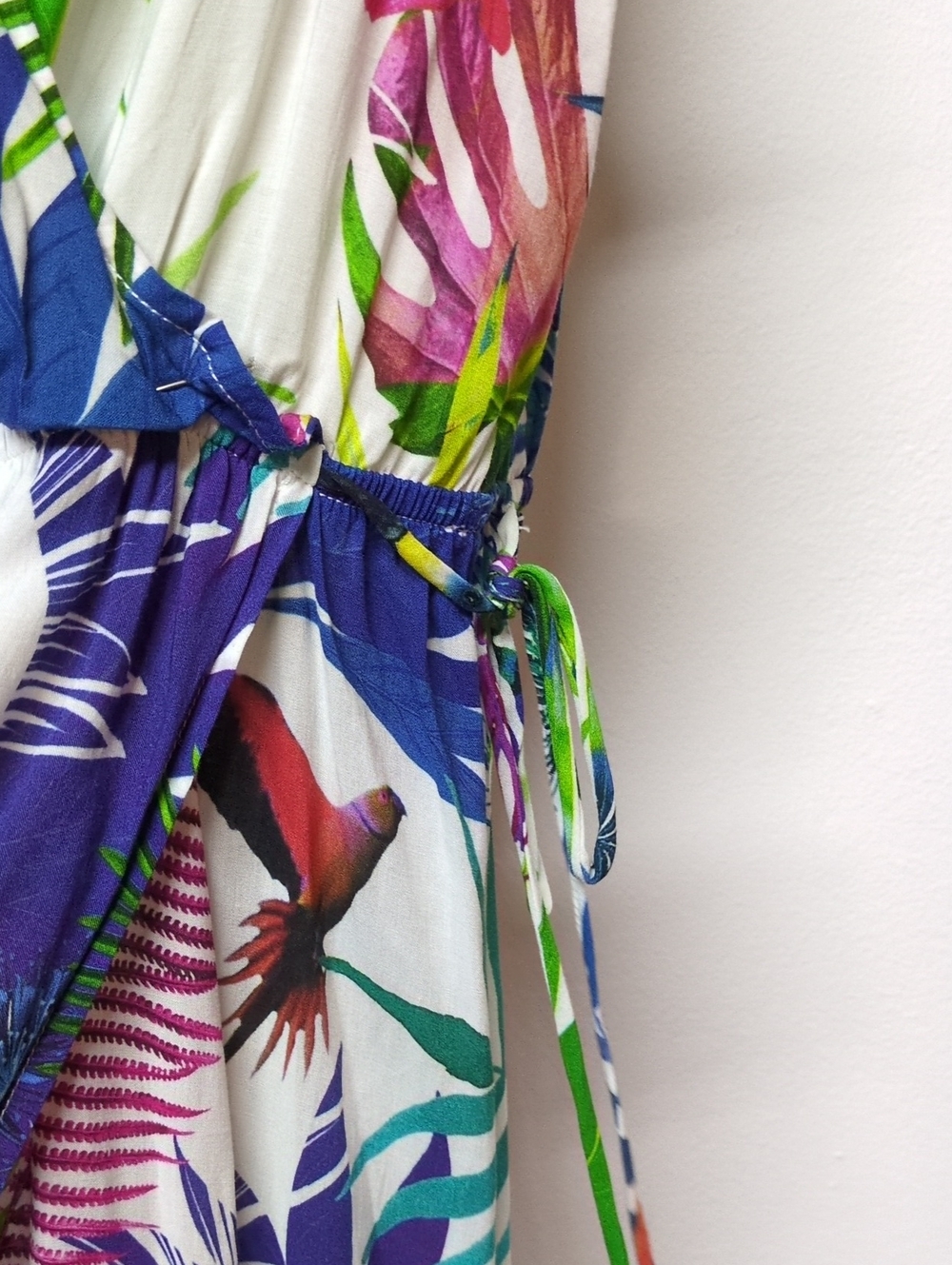 Desigual Jasmine Tropical Print Maxi Dress, Size M - Picture 9 of 11